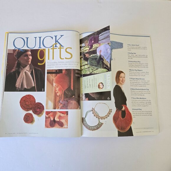 Interweave Knits Summer 2003 Magazine Featuring Knitting Patterns & Techniques F - Picture 12 of 16